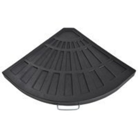 SEASONAL TRENDS Seasonal Trends 59941 Offset Umbrella Base, 25.7 in L, 1.57 in H, Resin/Steel/Plastic, Black 59941